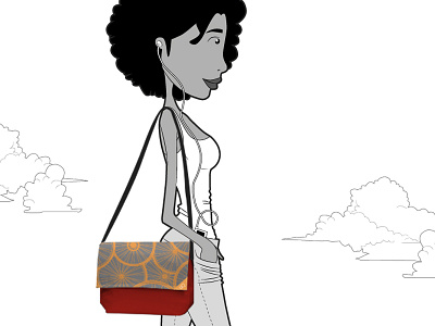 Uqlele handbags illustration interaction design interface design online store web web design