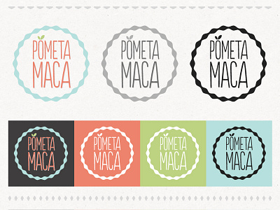 Pometa Maca babies baby brand commerce corporate image design identity logo logo design online store web design