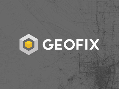 Geofix Logo branding cartography geo land registry landing logo maps naming real state web