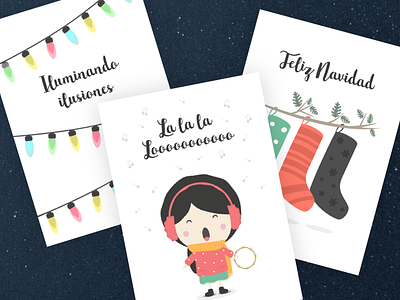 Christmas Postals christmas design kids mandarina tango party postal print printable