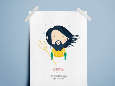 Aquaman Illustration aquaman arthur curry character design comics dc design illustration justice league kids