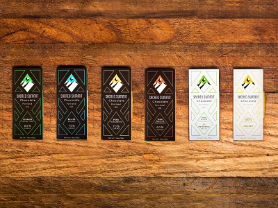 Sacred Summit Chocolate Packaging Family Shot