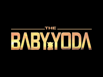 The Real Star of the Show baby disney lettering logo mandalorian photoshop star wars tv yoda