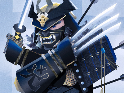 Tekko-Kagi (Samurai Wolverine) art direction commission design graphic design illustration logan pop culture samurai wolverine