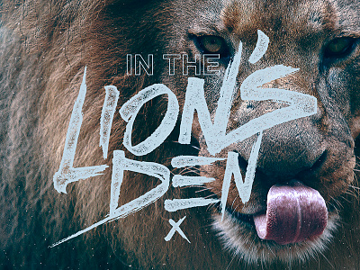 Valley Creek Church - In The Lion's Den art direction graphic design illustration typography