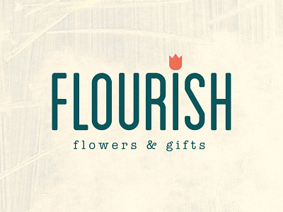 Logo Design - Flourish graphic design logo typography