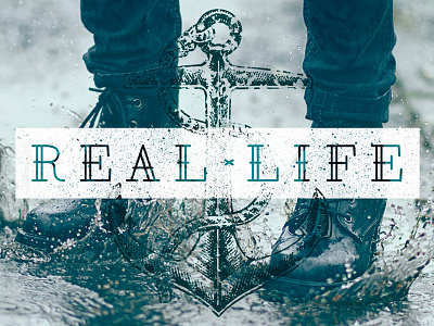 Valley Creek Church - Real Life art direction graphic design illustration typography