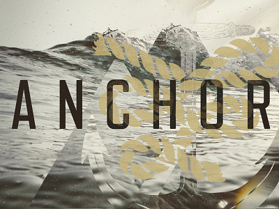 Valley Creek Young Adults - Anchored art direction graphic design illustration typography