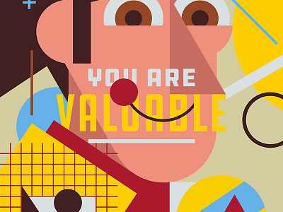 Compliments - Valuable (Sheriff Woody) art direction collage graphic design illustration pantone pop culture toy story typography
