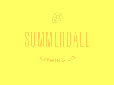 Summerdale Brewing Co. beer branding