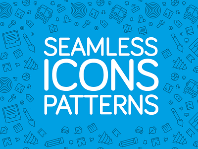 Seamless Icons Patterns freebie fribbble icon set icons pattern pattern repeating pattern seamless pattern