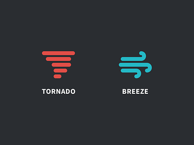 Tornado and Breeze breeze forecast icon icon set tornado weather wind