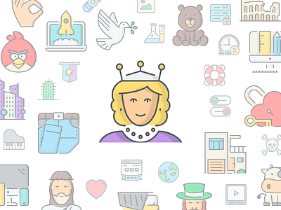 LineQueen Icons