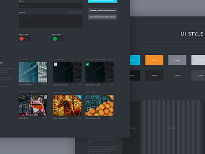 FilmSend Styleguide WIP