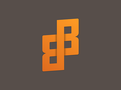 BuildingBrain Unused Logomark brain brand brown building logo logomark orange symbol windows