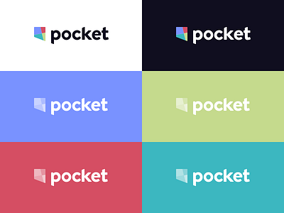 Pocket - Logo Explorations brand colorful logo logomark logotype pocket