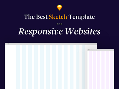 Sketch Template for Responsive Websites