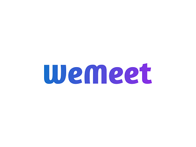 WeMeet Logotype brand branding date hangout logo logotype meet meeting meetup travel