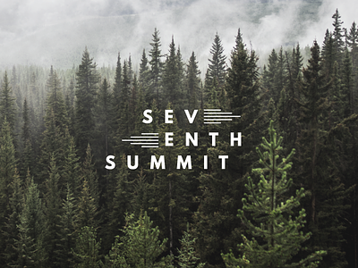Seventh Summit Alternate Mark illustration mountain outdoor branding outdoor logo pacific northwest portland