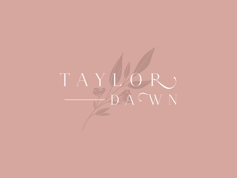 Taylor Dawn Final Logo by Mattie Tiegreen on Dribbble