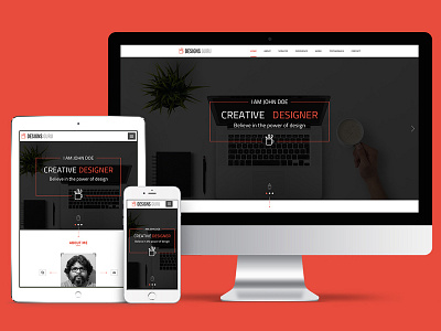 Personal Page Theme Design For Creative Designer