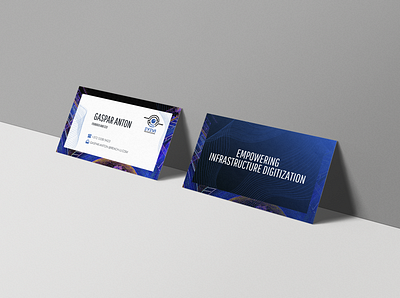 Businesscard for a 3d mapping company business card business card design businesscard