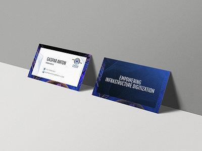 Businesscard for a 3d mapping company