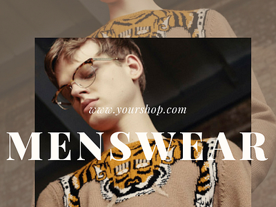 Menswear Instagram Post design media social