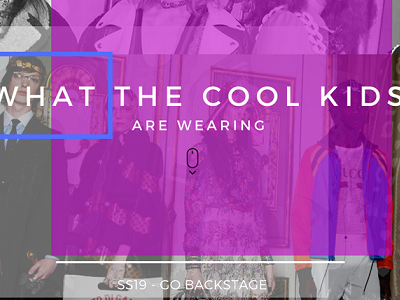 What the cool kids are wearing header