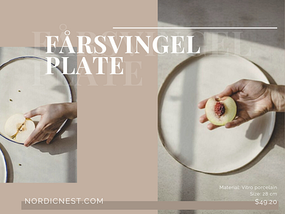 Nordic Nest Plates branding instagram real estate social