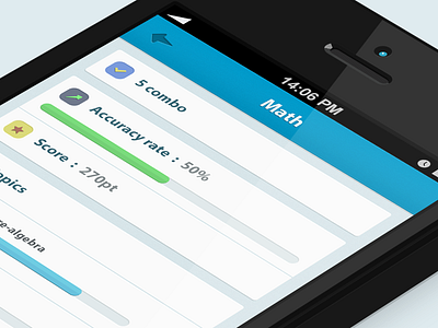 Education app for students app iphone ui