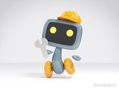 Robo Prott 3dcg character mascot prott robo prott