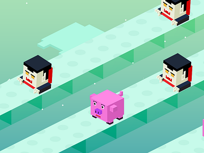 Please dont pop the piggys :P a and background for game isometric pop tap