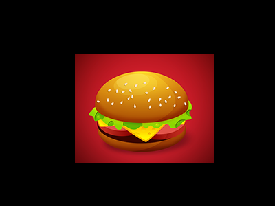 Lost the psd but made this burger long ago