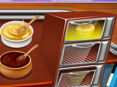 Make the cake and serve it to customers cake cooking game kid make playstore screens shot the