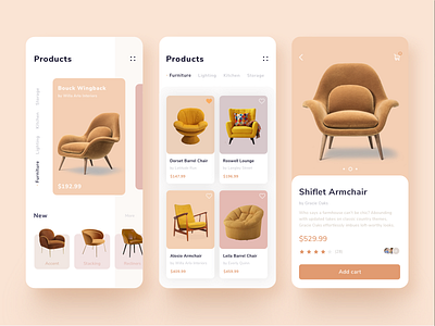 Ikea's Furniture Catalog activity booking cart catalog clean dashboard furniture home ikea interior mobile mobile ui payment popular portfolio product shopping task management uidesign
