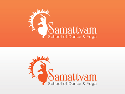 Bharatanatyam Dance Studio bharatnatyam dance logo design