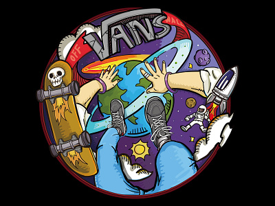 VANS：OFF THE WALL illustration 插图