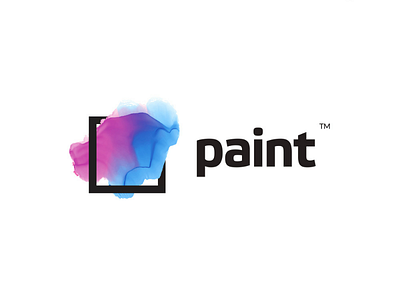 Paint™ app logo colorful logo paint thirtylogos