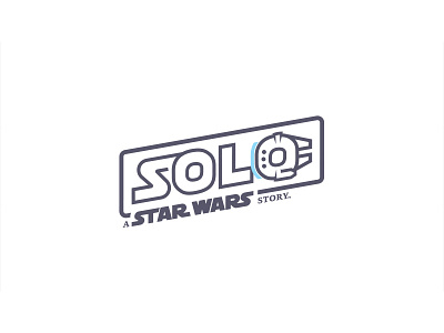 Solo, a Star Wars story movie design concept 1 challenge concept han solo logo logo design logo inspiration logos solo solo movie symbol