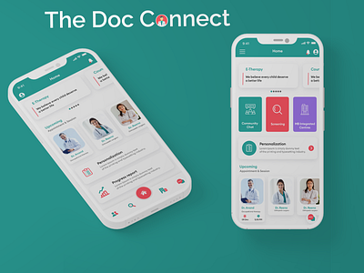 The Doc connect design doctor doctor appointment doctors mobile app patient