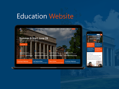 Education Website responsive design website