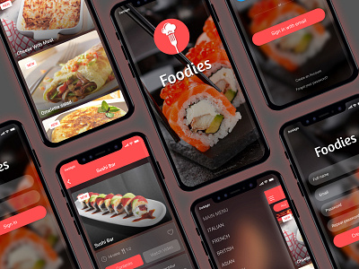 Food App Concept food app foodies mobile app design ui ui design