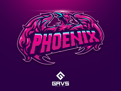 Phoenix logo design esport gaming graphic logo mascot sport twitch