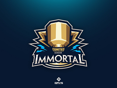 Smite League “Immortal” design esport graphic league logo mascot sport