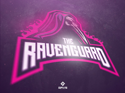 Ravenguard Final Logo branding design esport graphic logo mascot raven sport twitch