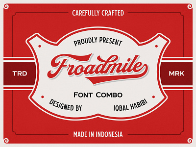 Froadmile - Font Combo display font font collection font design font family fonts handlettering lettering logotype script font script lettering script typeface typeface typography