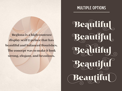 Reglona - High Contrast Serif