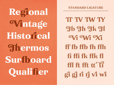 Stropica - Retro Vibes Serif display font font design fonts ligature opentype font serif serif font type design typography