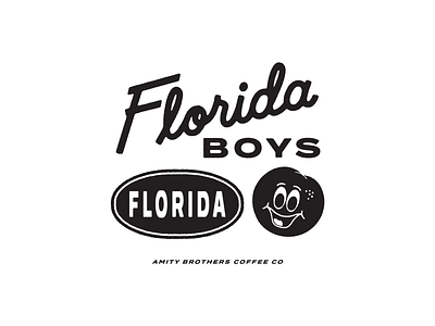 Florida Boys Branded Elements branding drawing hand lettering illustration lettering line art logo type typography